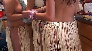 wild and naked hula party in party cove lake ozarks missouri