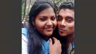 Indian couple collage outdoor romance