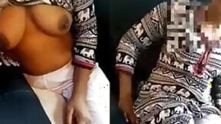 Cute Tamil girl showing her breasts and blowjob