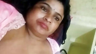 Telugu Bhabhi showing her big tits