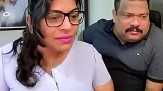 Quirky Indian couple fucks fat wife