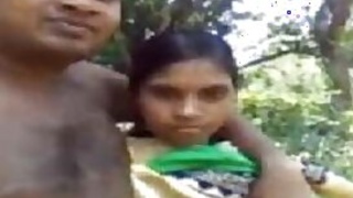 Outdoor music video of bihari village couple