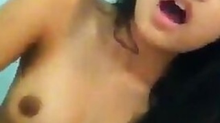 Desi indian girl with his thick eyebrows is going to reach orgasm in the porn video