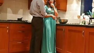 Indian bhabhi plays the role of son's sex tutor in Hindi 1