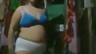 Desi auntie on camera