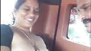 Tamil Desi Bhabhi featured in a hot video with tit sucking