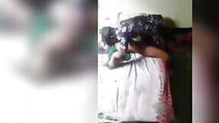 Young slut pulls up her dress to take Desi XXX's cock in her cunt