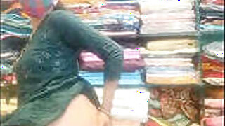 A horny woman showing her pussy and her ass