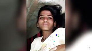 North Indian tunnel teen love show looks sizzlingly sexy