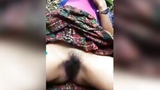 Horny shoots XXX video with his super hairy wet pussy Desi