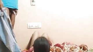 Blue masked stallion sets up camera to film sex with partner Desi XXX