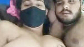 Desi Cpl on camera playing Big Tanker Squeeze