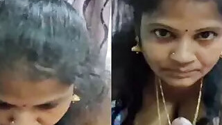 Mature South Indian wife gives a hot blowjob