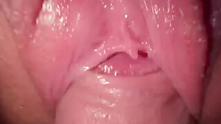 I fucked my young stepsister, awesome creamy wet pussy, squirt and cum close-up