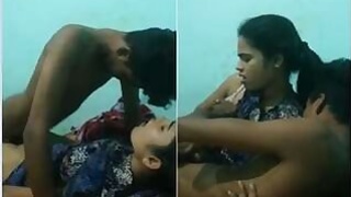 Pretty Lankan girl masturbates and fucks