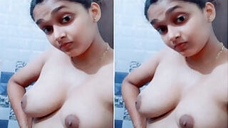 Cute Indian College Student Shows Her Tits and Pussy
