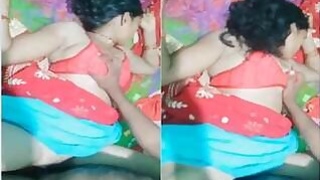 Desi Bhabhi presses her breasts and gets fucked